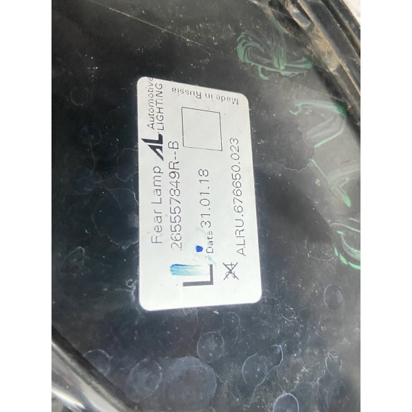 Lanterna Traseira Esquerda Captur Led 2017 2021 Usado