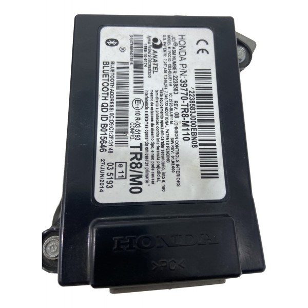 Modulo Central Bluetooth Honda Civic 2012 2014 2016 Usado