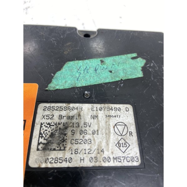 Módulo Central Ar Condicionado Renault Clio 285259604r