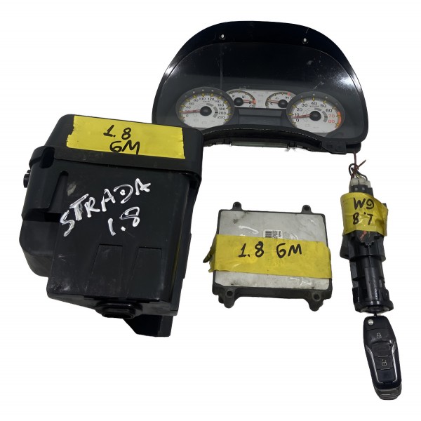 Kit Módulo Injeção Fiat Strada 1.8 Flex 2009 55219689 (usado