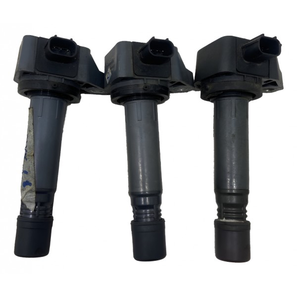 Kit 3 Bobina Ignição New Civic 1.8 16v 06/11 Delphi Gn10324