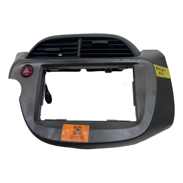 Moldura Central Rádio Do Painel Original Honda New Fit
