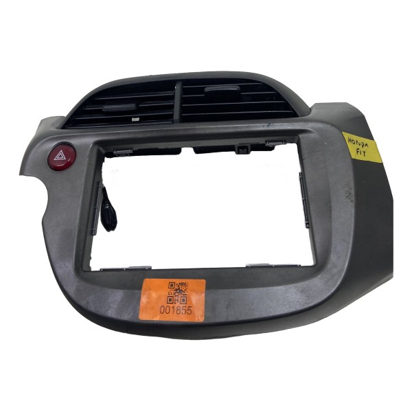 Moldura Central Rádio Do Painel Original Honda New Fit