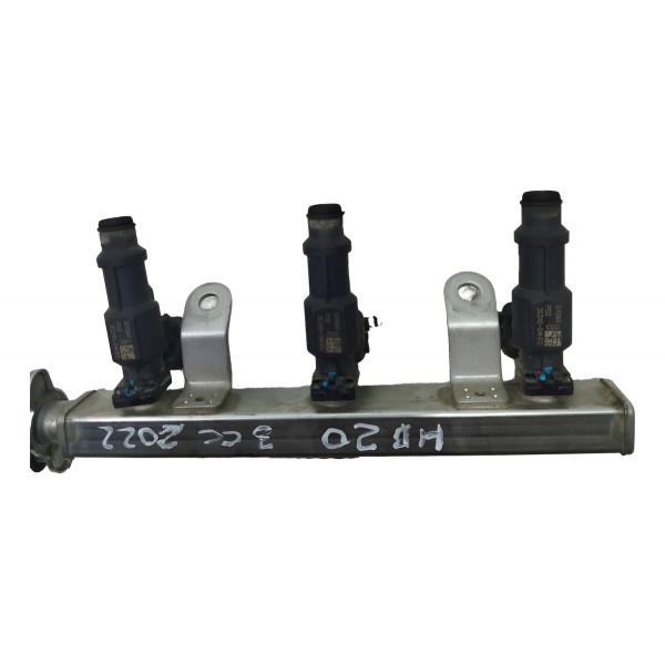 Flauta Com Bico Injetor Hyundai Hb20 1.0 2020 A 2022