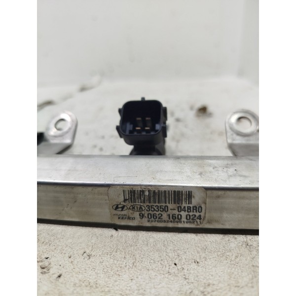 Flauta Com Bico Injetor Hyundai Hb20 1.0 2020 A 2022