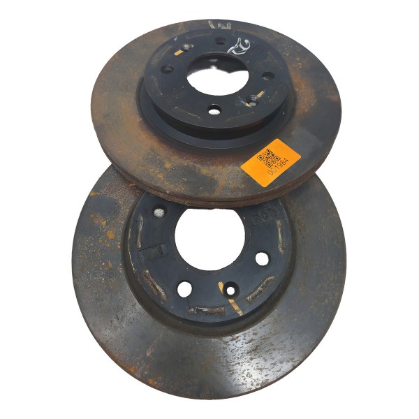 Kit  Disco Dianteiro Ventilado Hyundai Hb20 2020 2024 Usado