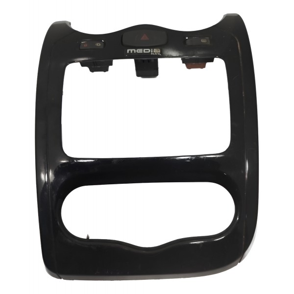 Moldura Central Painel 2din Renault Sandero Logan