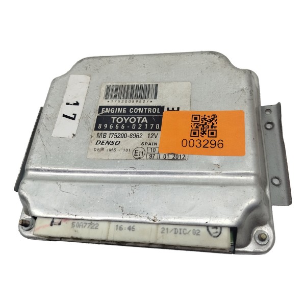 Módulo De Injeção Toyota Corolla 1.8 2003 A 2008