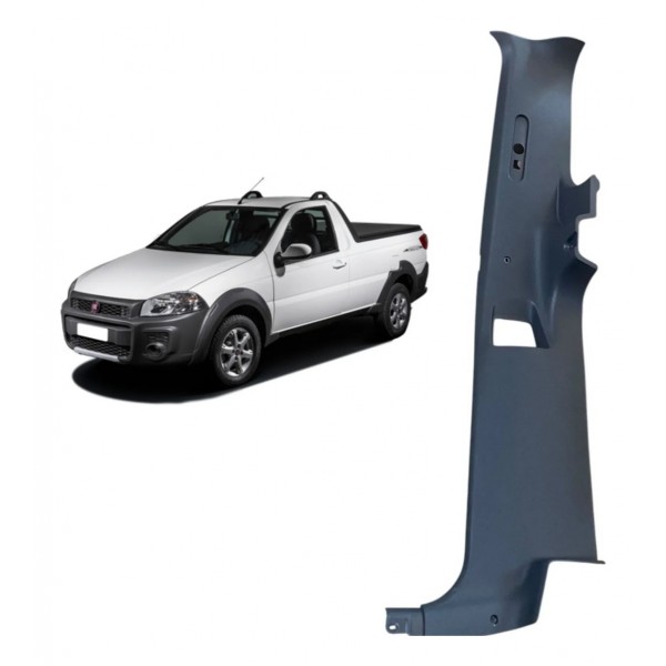 Acabamento Coluna Traseira Direita Fiat Strada