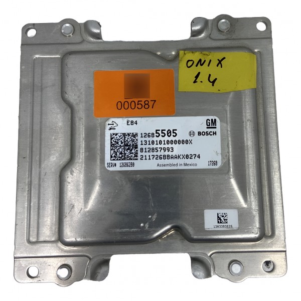 Módulo De Injeção Gm Onix Prisma Spin  1.4 Automátic 2016/19