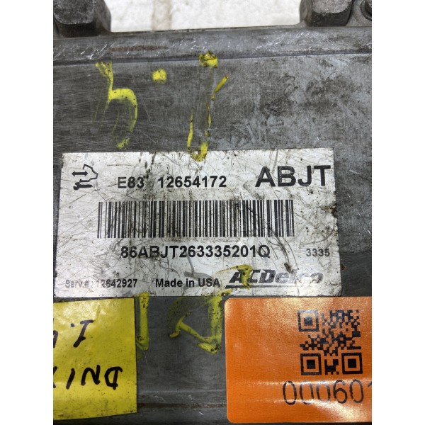 Modulo Injeção Gm Onix Prisma 1.4 E8312654172 Usado Original