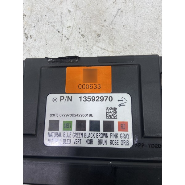 Modulo Conforto Chevrolet Ônix Spin Cobalt 13592970