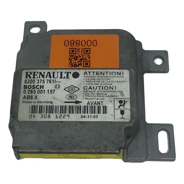 Módulo Central Air Bag Renault Clio Bosch 0285001157