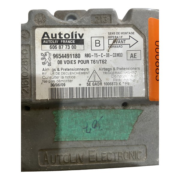 Módulo Central Peugeot 307 08-12 9654491180 606877300 B (usa