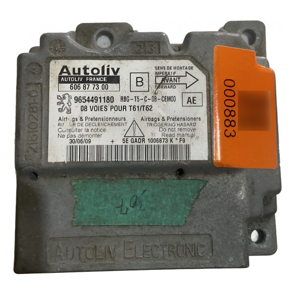 Módulo Central Peugeot 307 08-12 9654491180 606877300 B (usa