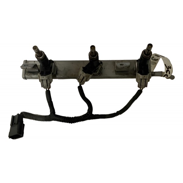 Flauta Bico Injetor E Chicote Renault Kwid 1.0 3cc 2021/22