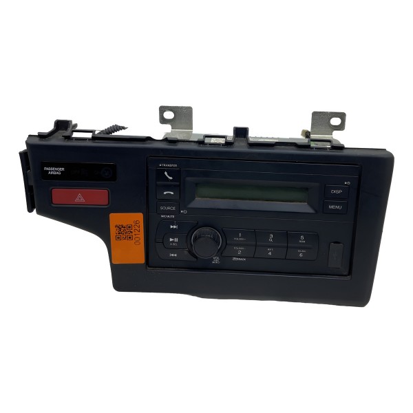 Rádio Original Com Moldura Usb Alerta Honda Fit 2015 (mr)ok