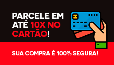 Parcele suas compras em 12x no cartão - sua compra é 100% segura
